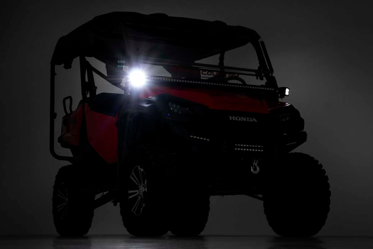 LED Light Kit | Cage Mount | 2" Black Pair | Honda Pioneer