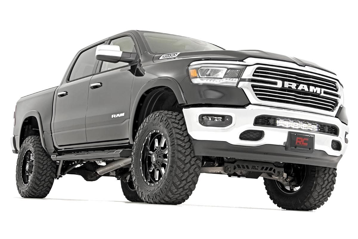 LED Light Kit | Bumper Mount | 20" Chrome Dual Row | White DRL | Ram 1500 (19-24)