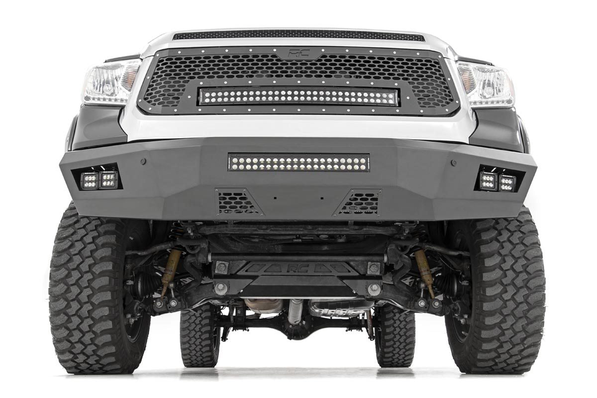 Mesh Grille | 30" Dual Row LED | Black | Toyota Tundra 2WD/4WD (2014-2017)