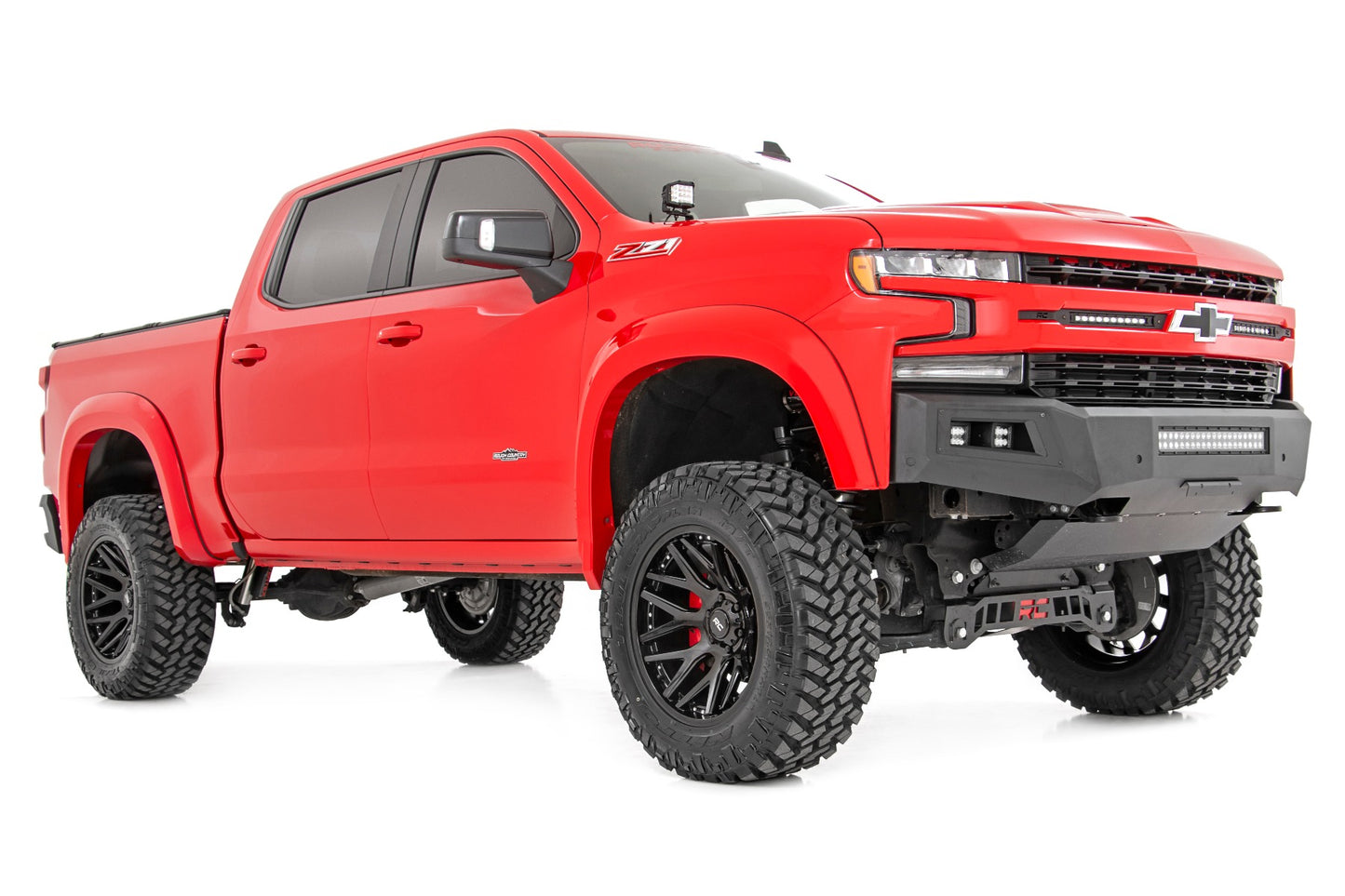 Rough Country 95 Series Wheel | One-Piece | Gloss Black | 20x10 | 5x5 | -19mm