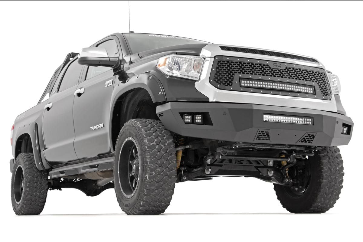 Mesh Grille | 30" Dual Row LED | Black | Toyota Tundra 2WD/4WD (2014-2017)