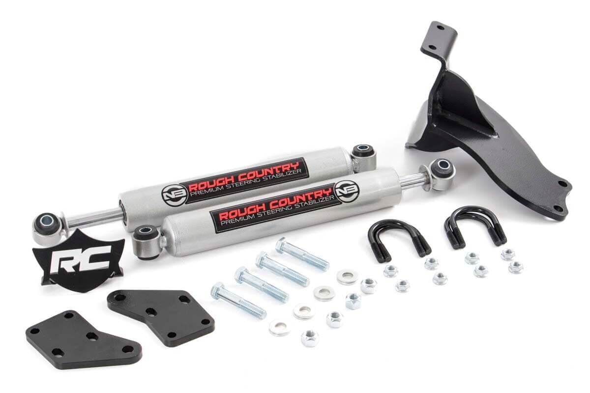 N3 Steering Stabilizer | Dual | 2.5-8 Inch Lift | Ram 2500 (14-24)/3500 (13-24)