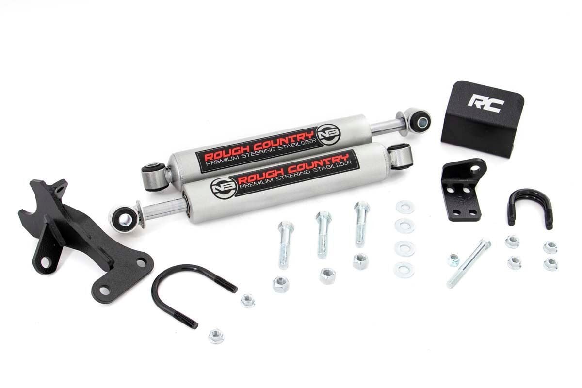 N3 Steering Stabilizer | Dual | 4 Inch Lift | Jeep Grand Cherokee WJ (99-04)