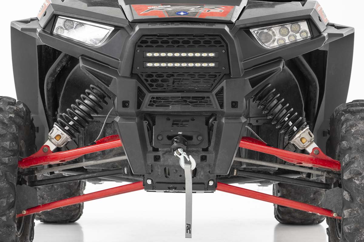 Grille Kit | 10" Black Slimline LED Pair | Polaris RZR XP 1000