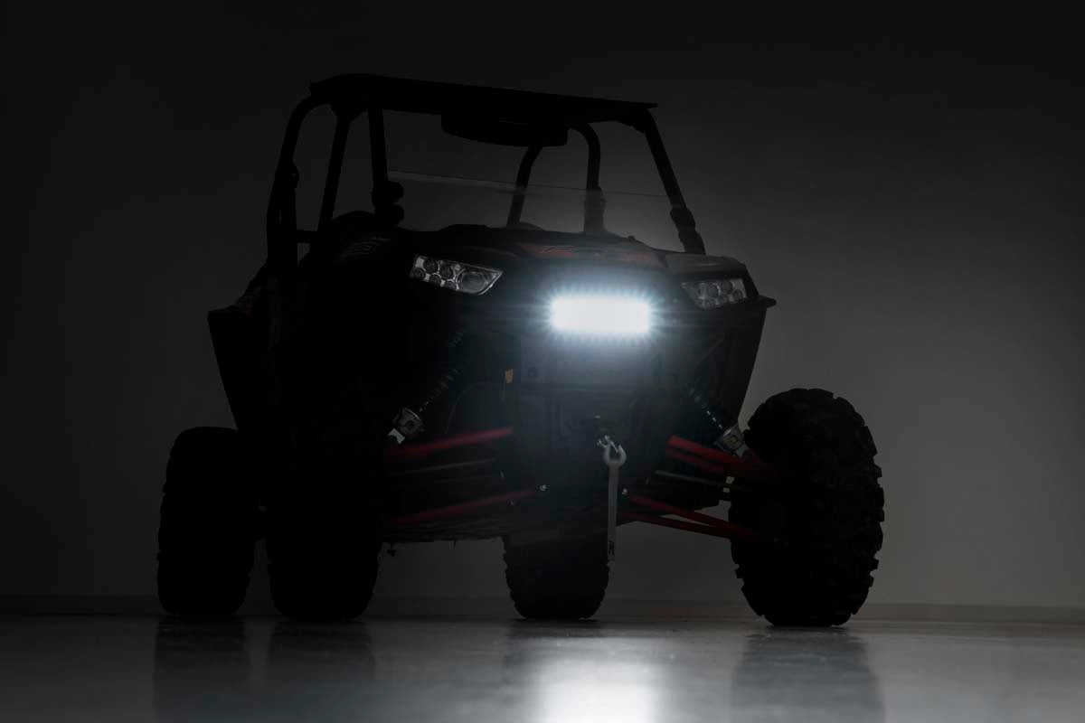 Grille Kit | 10" Black Slimline LED Pair | Polaris RZR XP 1000