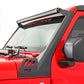 LED Light Kit | Windshield Mount | 50" BLK Dual Row | Jeep Gladiator JT/Wrangler JL (18-24)