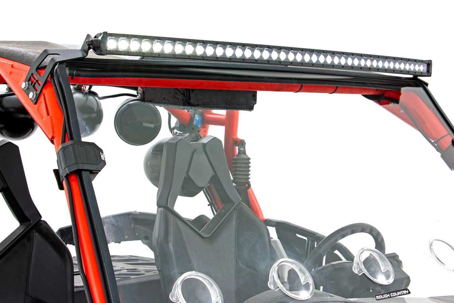 LED Light | Front Mount | 40" Black Dual Row | Can-Am Commander 1000/Maverick