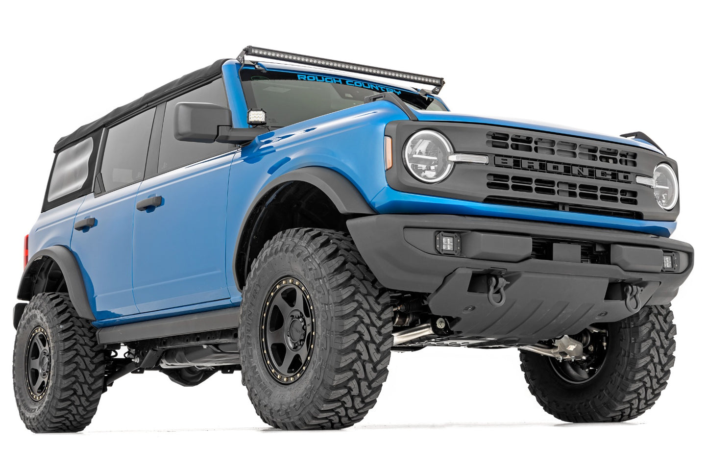 LED Light Kit | Upper Windshield | 50" Black Single Row | Ford Bronco (21-24)