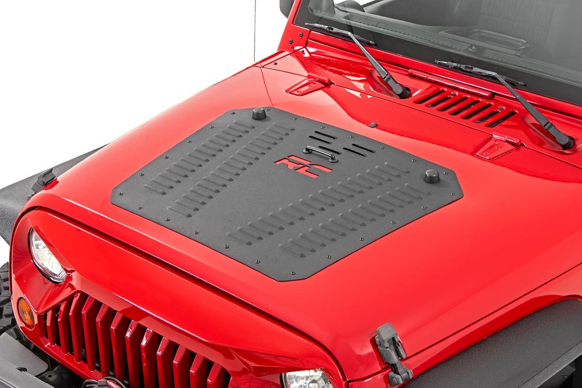 Hood Louver with RC Logo | Jeep Wrangler JK/Wrangler Unlimited  (2007-2018)