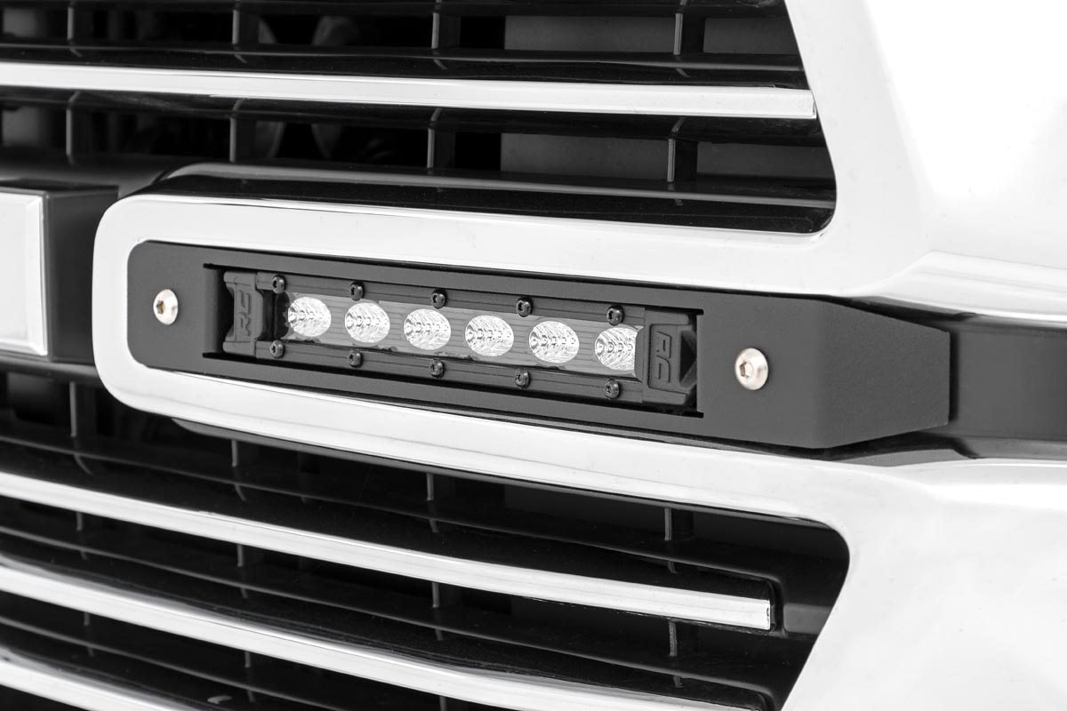 Dual 6in LED Grille Kit | Black Slimline | Ram 1500 2WD/4WD (19-24)