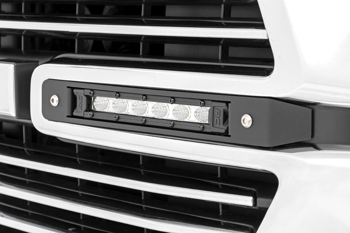 Dual 6in LED Grille Kit | Chrome Slimline | Ram 1500 2WD/4WD (19-24)