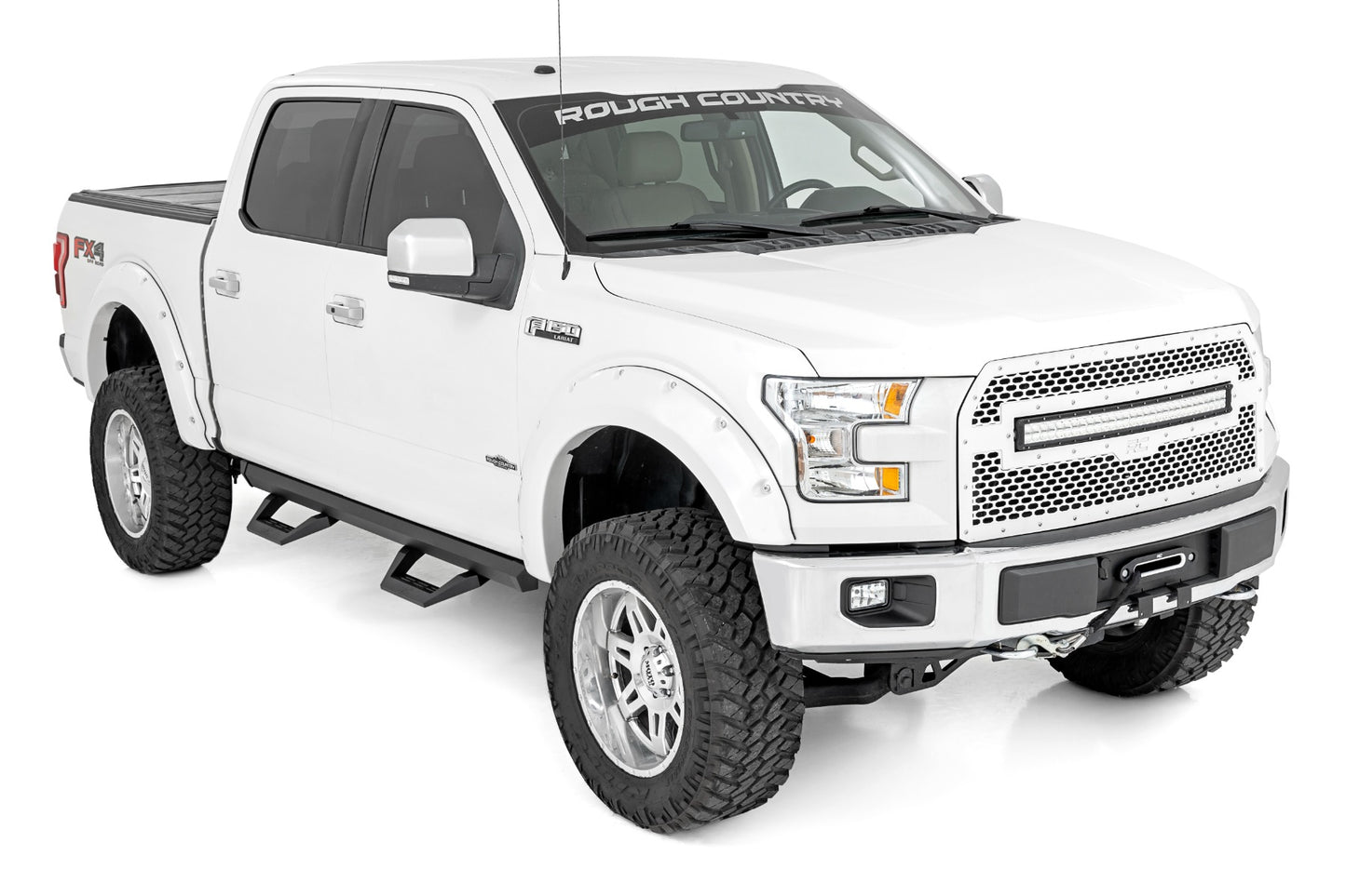 SRX2 Adj Aluminum Step | Crew Cab | Ford F-150/Lightning/F-250/F-350/Raptor (15-24)