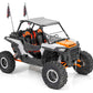 Whip Mount | Cage | 4' Multl-Color LED Whip Pair | Polaris RZR