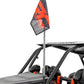 Whip Mount | Cage | 4' Multl-Color LED Whip Pair | Polaris RZR