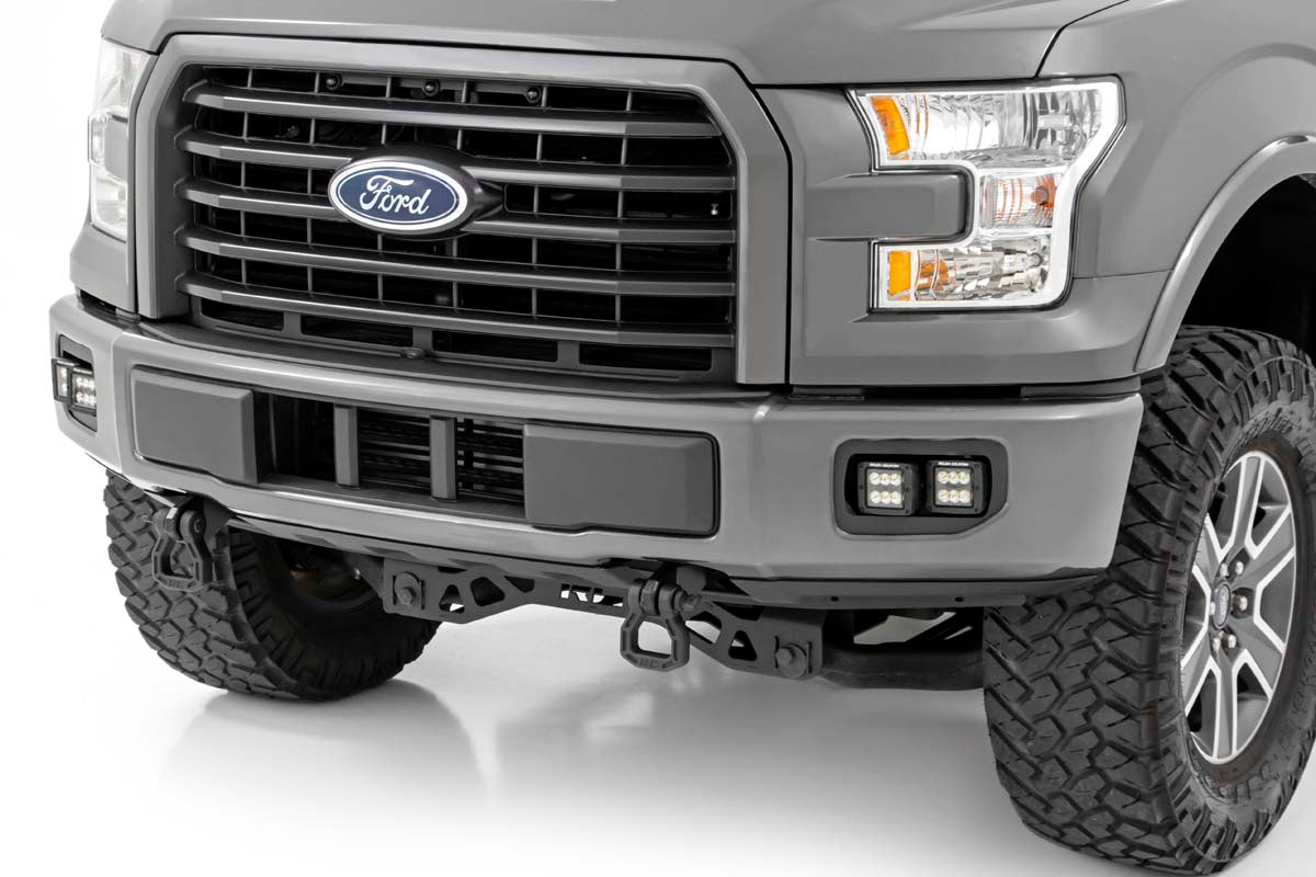 LED Light Kit | Fog Mount | Dual 2" Black Pairs | Spot/Flood | Ford F-150 (15-17)