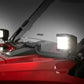 LED Light Kit | Cage Mount | 2" Chrome Pair | Wide Angle | Honda Talon 1000R