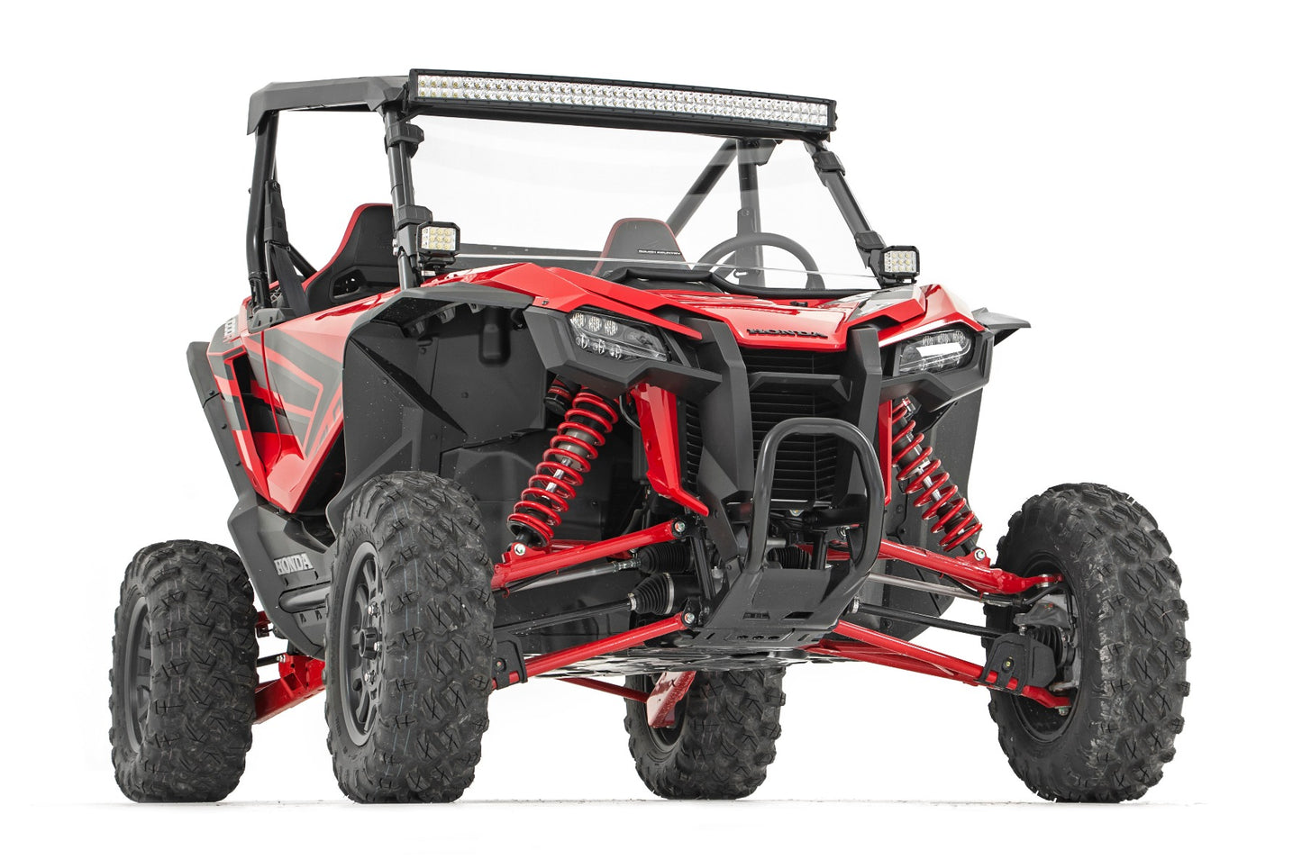 LED Light | Front Mount | 40" Black Dual Row | White DRL | Honda Talon 1000