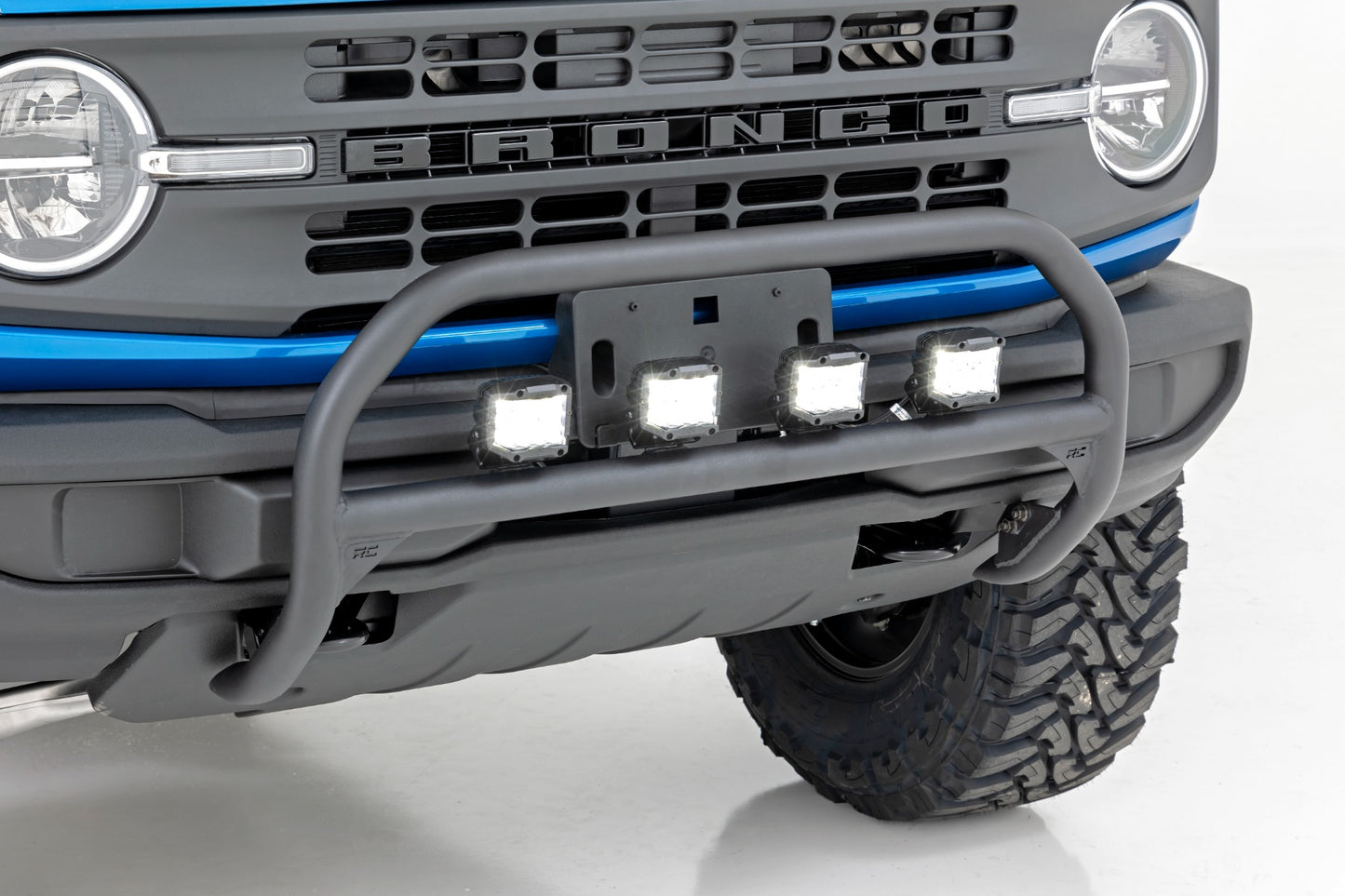 Nudge Bar | 20 Inch Chrome Single Row LED | Ford Bronco 4WD (2021-2024)