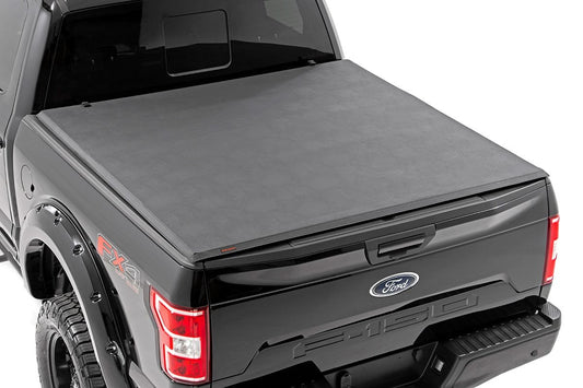 Soft Tri-Fold Bed Cover | 5'7" Bed | Ford F-150 (15-20)/Raptor (17-20)