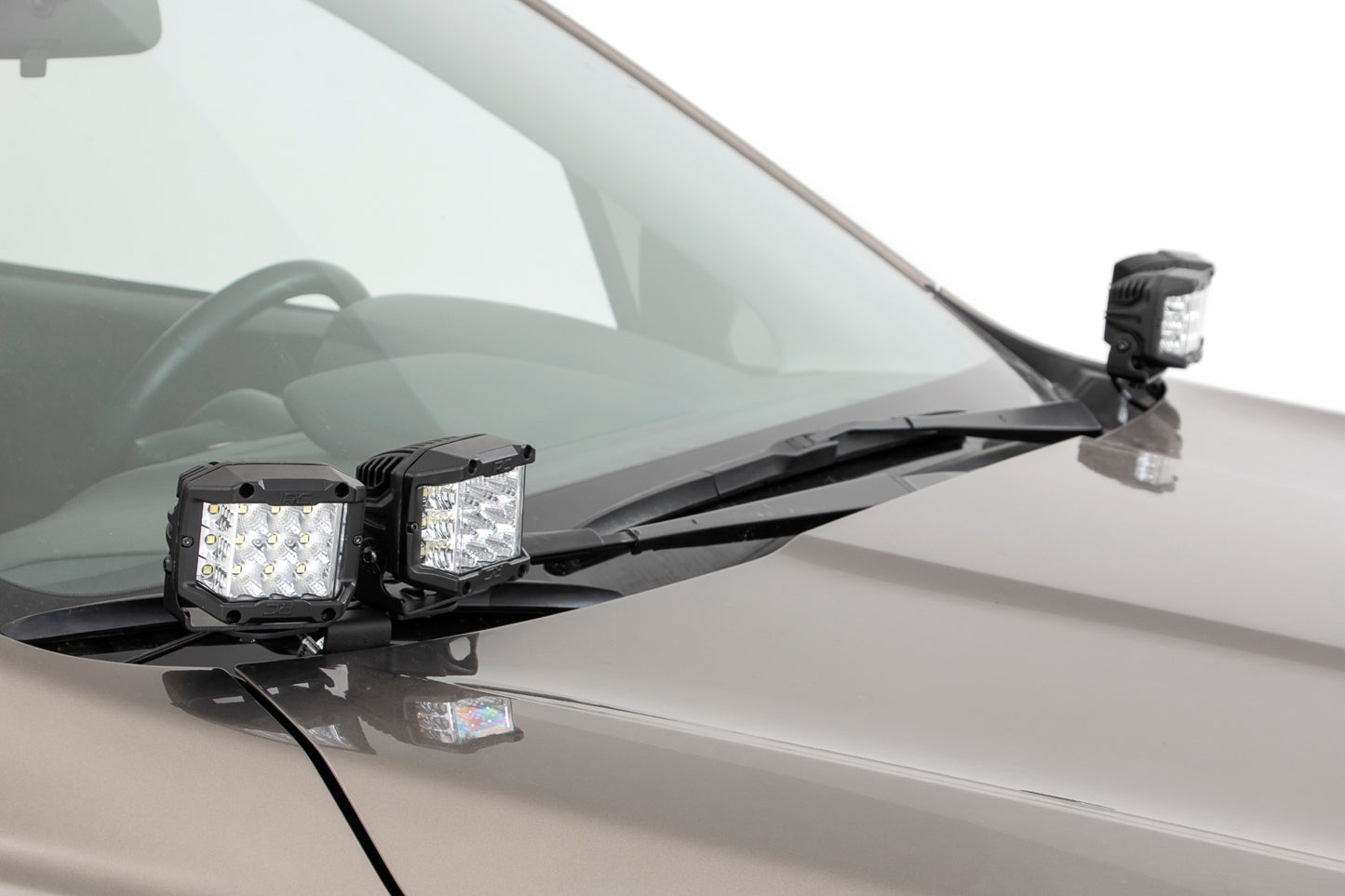 LED Light Kit | Ditch Mount | Dual 2" Black Pairs | Spot | Subaru Forester (14-18)