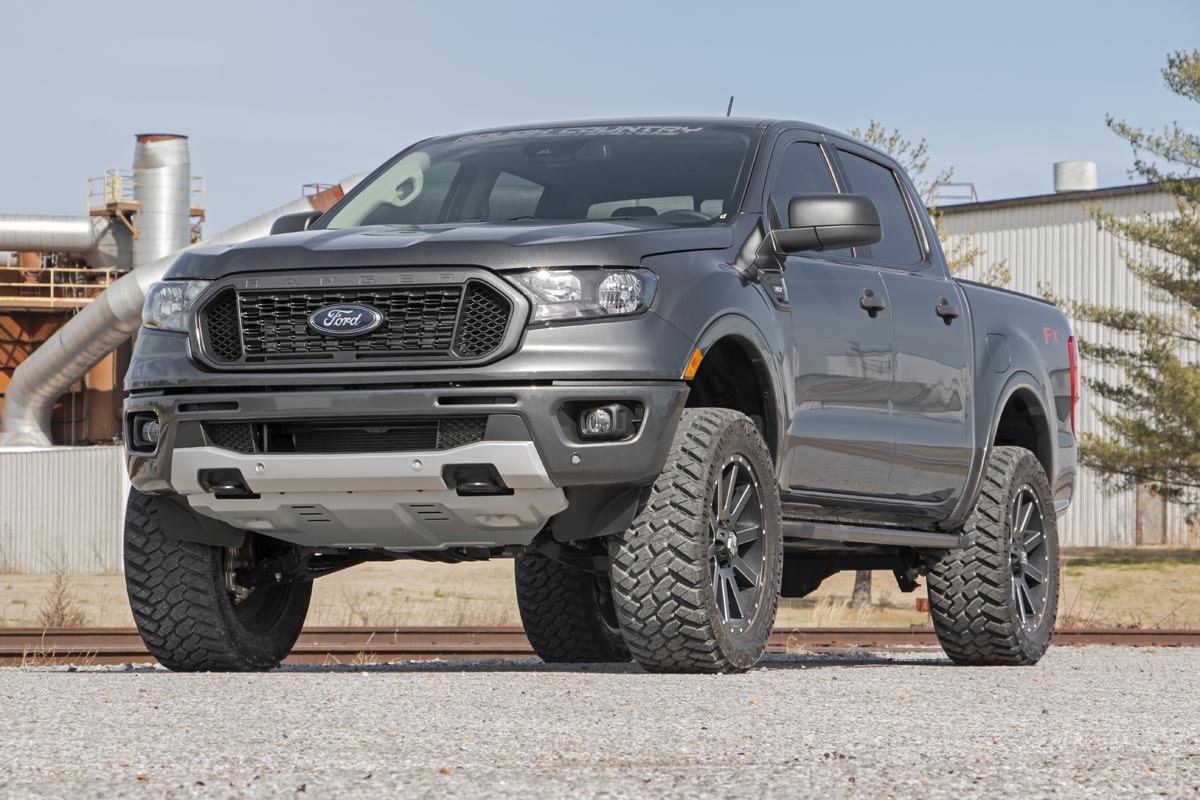 3.5 Inch Lift Kit | N3 | Cast Steel Knuckles | Ford Ranger 4WD (2019-2023)