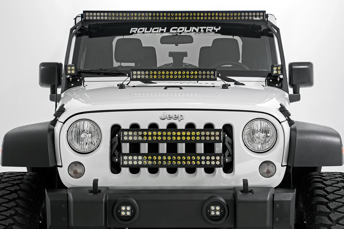 20 Inch Black Series LED Light Bar | Dual Row