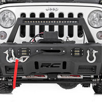 FR Bumper | Stubby | Hoop | BLK LED | Jeep Gladiator JT/Wrangler JK & JL