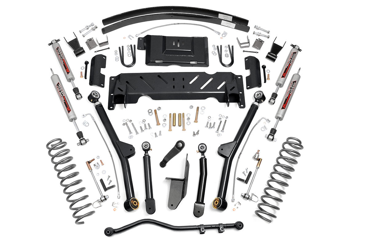 4.5 Inch Lift Kit | Long Arm | AAL | NP242 | Jeep Cherokee XJ 4WD (1984-2001)