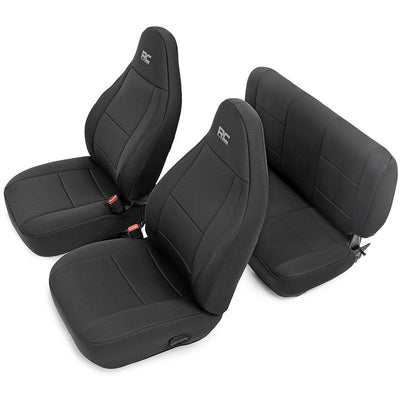 Seat Covers | Front and Rear | Jeep Wrangler TJ (03-06)/Wrangler Unlimited (04-06)