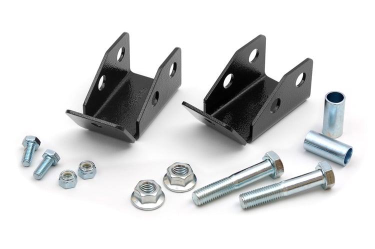 Shock Relocation Brackets | Rear | Jeep Wrangler TJ (97-06)/Wrangler Unlimited (04-06)