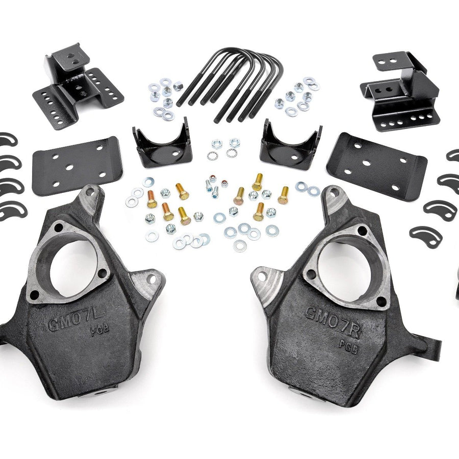Lowering Kit | 2 Inch FR | 4 Inch RR | Chevy/GMC 1500 (99-06 & Classic)