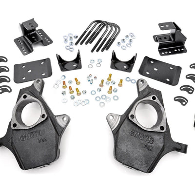 Lowering Kit | Knuckle | 2"FR | 4"RR | Chevy/GMC 1500 (07-14)