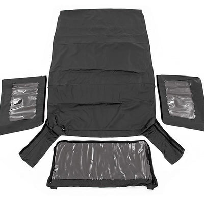 Soft Top | Replacement | Black | 4 Door | Jeep Wrangler Unlimited (10-18)