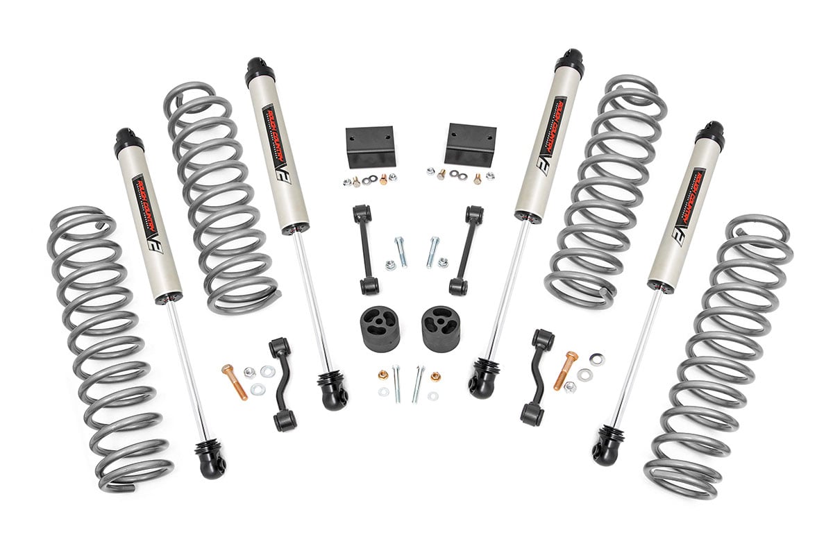 2.5 Inch Lift Kit | Coils | V2 | Jeep Wrangler Unlimited Rubicon 4WD (18-23)