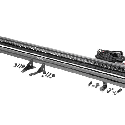 LED Light Kit | Cowl Mount | 50" Black Single Row | Jeep Gladiator JT/Wrangler JL (18-24)