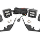 LED Light | Rear Mount | 2" Black Pair | Spot | Kawasaki Teryx