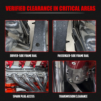 Certified Automotive Experts LS Swap Long Tube Headers Polished 304 Stainless Steel for 1960–1987 Chevy GMC C10 K10 Trucks and 1988–1991 Square Body 2WD 4WD Includes MLS Gaskets 12pc Header Bolt Kit