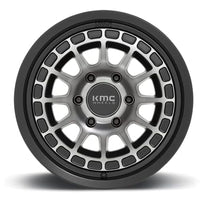 KMC | KM719 Canyon | Satin Black w/Gray Tint | 17x8 | 6x5.5 | +35