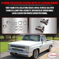 Stainless Shorty Headers – LS Swap V-Band