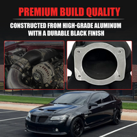 Black Aluminum Chevy LS Hi-Ram Intake Manifold Rectangle Port