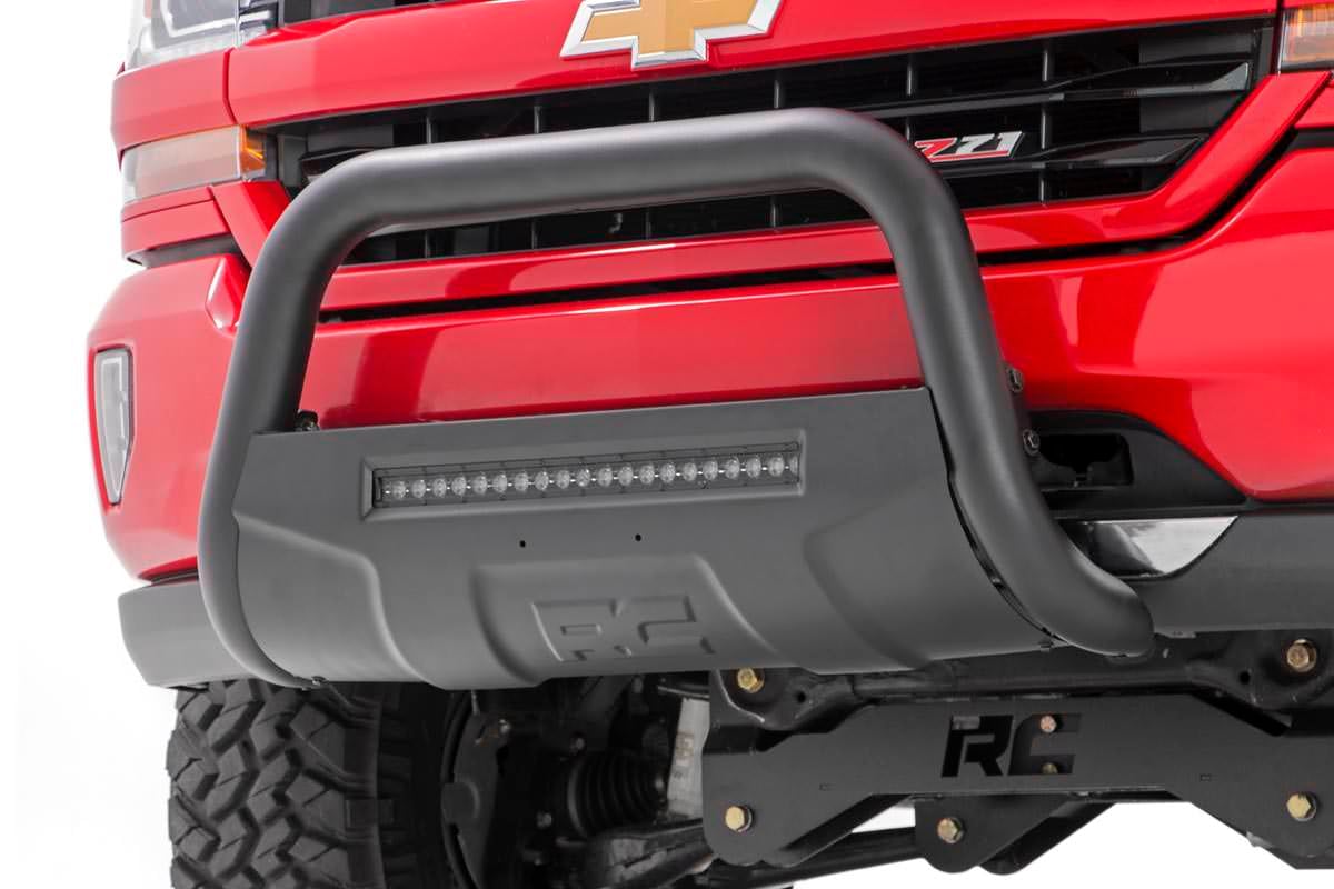 Black LED Bull Bar | Chevy/GMC Canyon/Colorado 2WD/4WD (2015-2024)