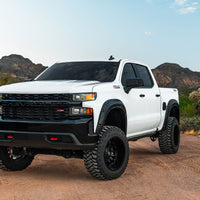 Fender Flares | Defender | G9K Satin Steel | Chevy Silverado 1500 (19-24)