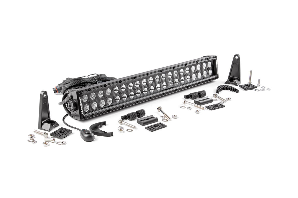 20 Inch Black Series LED Light Bar | Dual Row