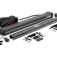 20 Inch Black Series LED Light Bar | Single Row