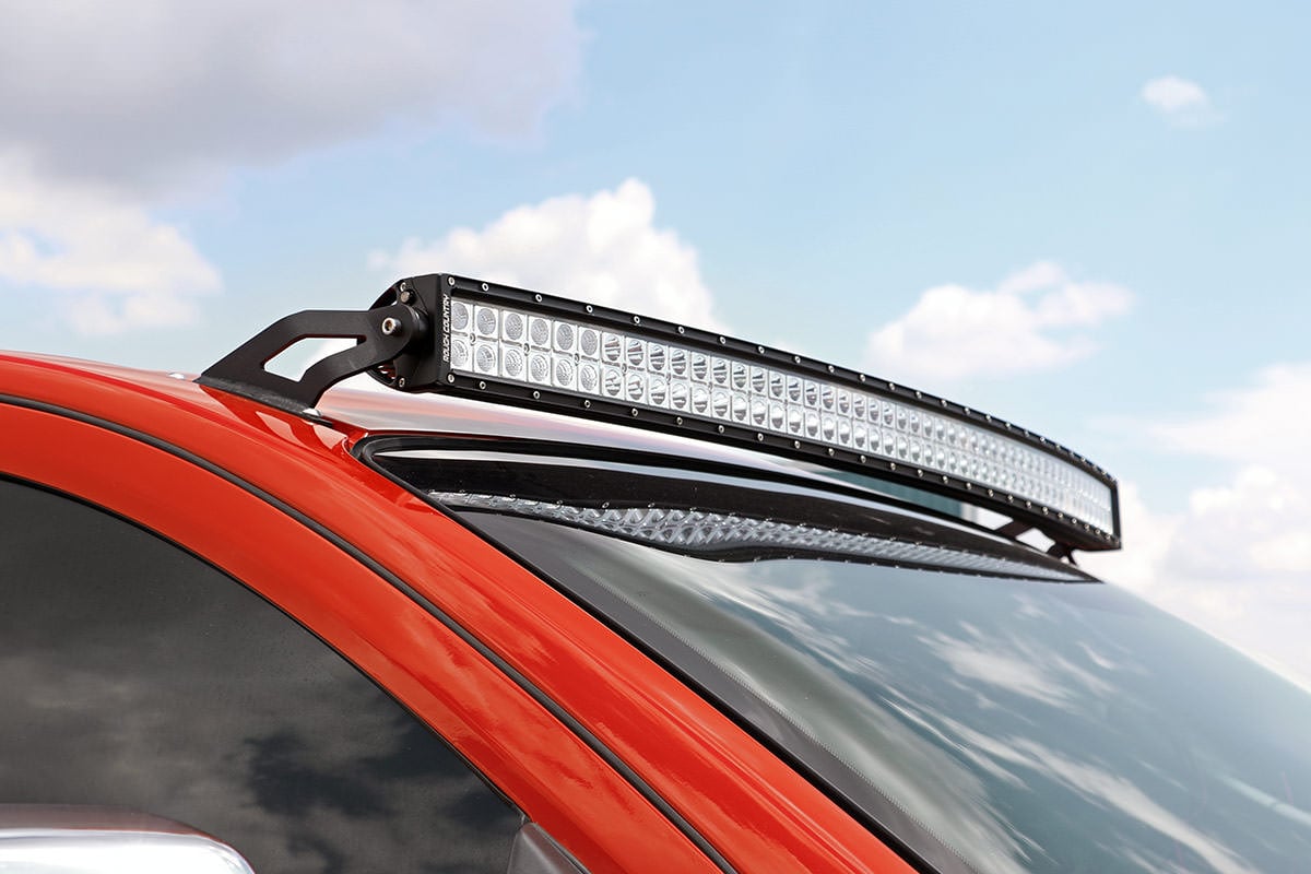 LED Light Mount | Upper Windshield | 50" Curved | Nissan Titan 2WD/4WD (04-15)