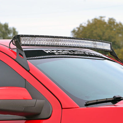 LED Light Mount | Upper Windshield | 54" Curved | Chevy/GMC 2500HD/3500HD (15-19)
