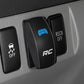 Rocker Switch | 2x1 with Logo | Blue Back Light