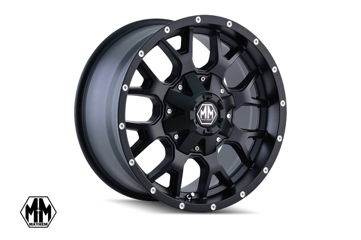 Mayhem Warrior | Matte Black | 18x9 | 6x5.5/6x135 | -12mm