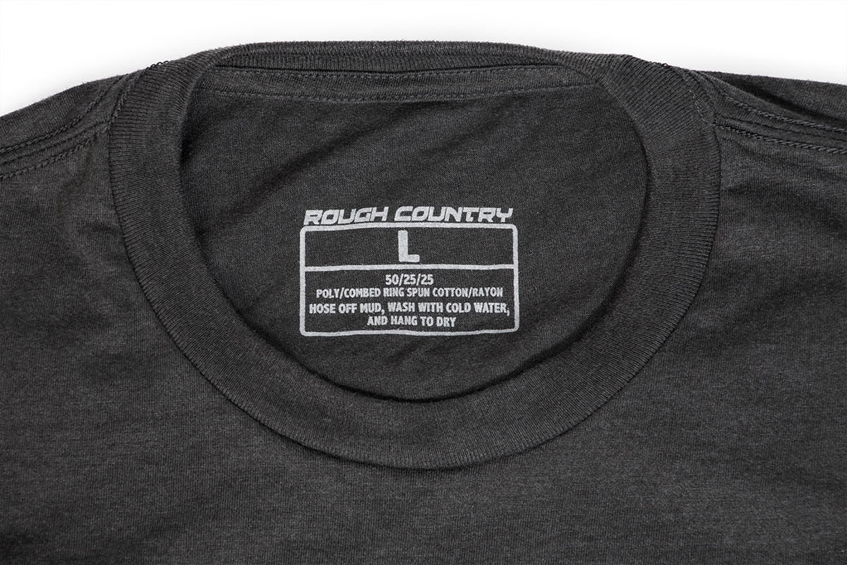 Rough Country T-Shirt | Horizontal Tread | Grey | 2XL