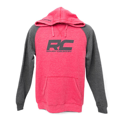 Rough Country Hoodie | Heater | Red/Gray | MD